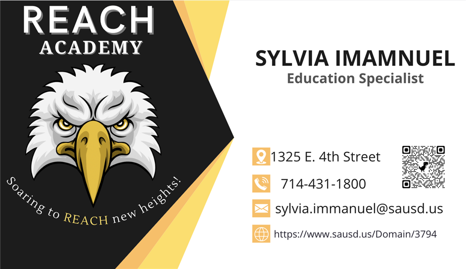 Contact Information for Sylvia Immanuel